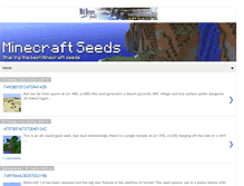 Tablet Screenshot of minecraftseeds.info